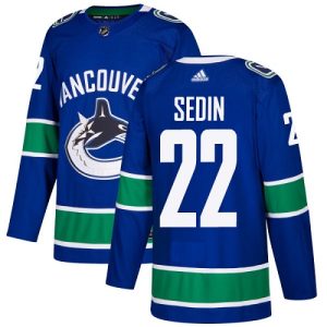 Kinder Vancouver Canucks Eishockey Trikot Daniel Sedin #22 Authentic Blau Heim